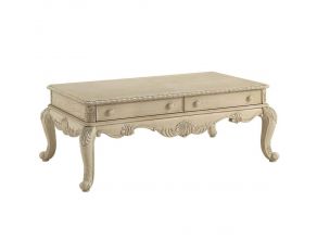 Ragenardus Rectangular Coffee Table in Antique White