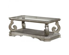 Northville Rectangular Coffee Table in Antique Silver