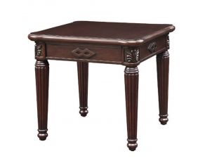 Chateau De Ville End Table in Espresso