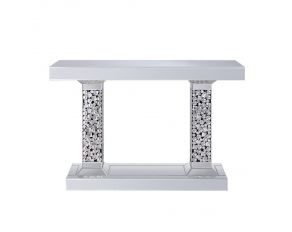 Kachina Mirrored Console Table with Faux Gems