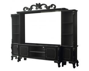 House Delphine Entertainment Center in Charcoal Finish