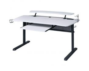 Vildre Gaming Table in Black and White