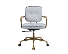 Siecross Office Chair in Vintage White Finish