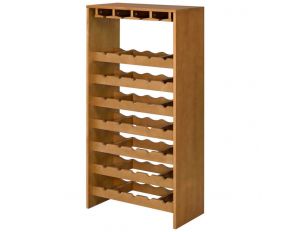 Hanzi Wine Cabinet in Oak Finish