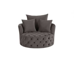 Zunyas Accent Chair in Gray