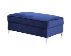 Bovasis Ottoman in Blue