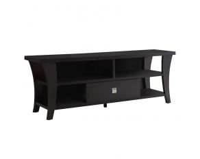 1-Drawer TV Console in Cappuccino