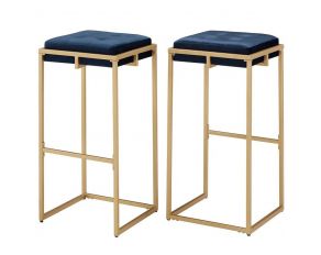 Nadia Bar Stool in Blue