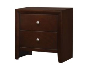 Serenity Nightstand in Rich Merlot