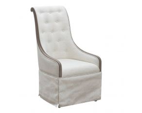 Ella Host Chair in Greyed Brown