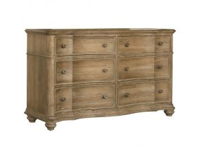 Weston Hills 6-Drawer Dresser in Light Wood Finish