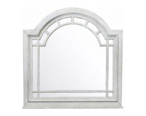 Glendale Estates Mirror in Distressed White