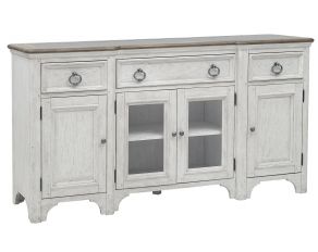 Glendale Estates Buffet in Distressed White