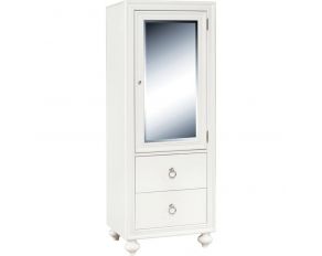 Bella White Wardrobe in White Finish