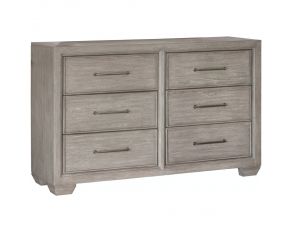 Andover 6 Drawer Dresser in Gray