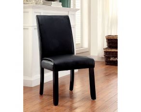 Gladstone I Set of 2 Side Chairs in Black