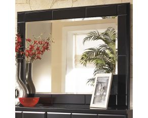 Shay Bedroom Mirror in Almost Black