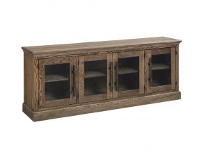 Aspen Home Manchester 85" Console with 4 Doors in Glazed Oak