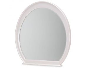 AICO Glimmering Heights Wall Mirror in Ivory