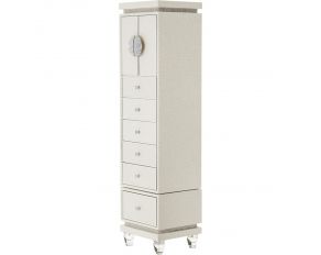 Glimmering Heights Swivel Chiffonier Lingerie Chest in Ivory