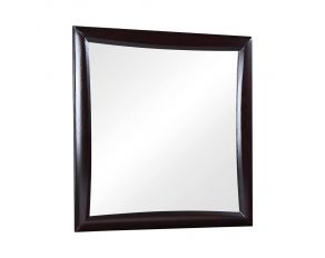 Phoenix Square Dresser Mirror in Deep Cappuccino