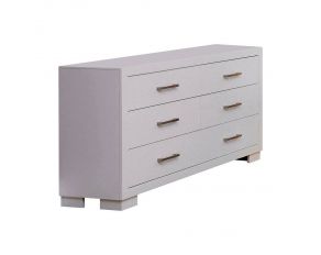 Jessica 6 Drawer Dresser in White