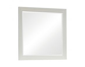 Sandy Beach Rectangular Mirror in White