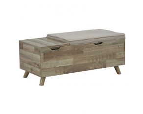 Gerdanet Storage Bench in Beige Brown