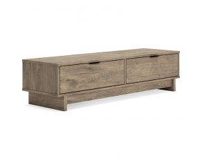 Oliah Storage Bench in Natural