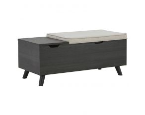 Yarlow Storage Bench in Gray