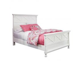 Kaslyn Queen Panel Bed in White