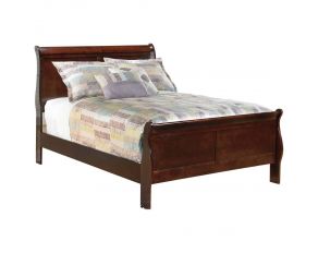 Alisdair Full Sleigh Bed in Dark Brown