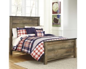 Trinell Casual Full Panel Bed in Brown