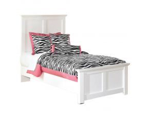 Bostwick Shoals Twin Panel Bed in White