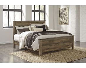 Trinell King Panel Bed in Brown