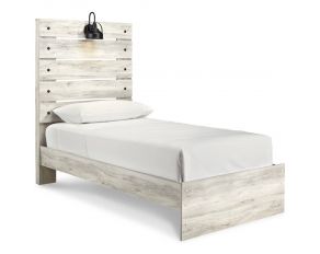 Cambeck Twin Panel Bed in Whitewash