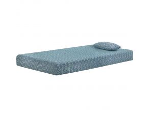 iKidz Twin Mattress and Pillow in Blue