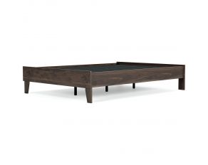 Calverson Full Platform Bed in Mocha