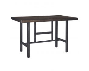 Ashley Furniture Kavara Rectangular Dining Room Counter Table in Medium Brown