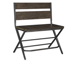 Ashley Furniture Kavara Double Barstool in Medium Brown