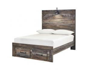 Drystan Storage Full Bed in Brown Multi