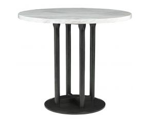 Centiar 42" Round Counter Height Dining Table in Two-tone