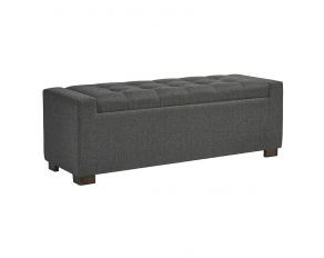 Cortwell Storage Bench in Gray