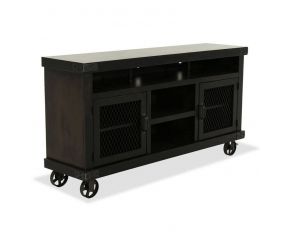 Industrial 65 inch Console in Ghost Black