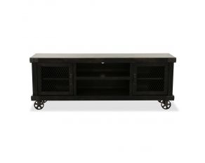 Industrial 74 inch Console in Ghost Black