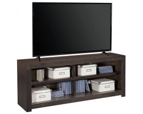 Avery Loft 60 Inch Open Console in Ghost Black