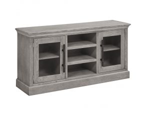 Manchester 66-Inch Console with 2 Doors in Heather Gray