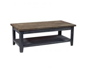 Eastport Cocktail Table in Drifted Black