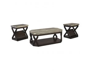 Ashley Furniture Radilyn 3Pc Occasional Table Set  in Grayish Brown