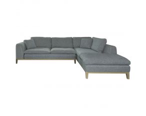 Persia 2 Piece Modular Sectional in Grey